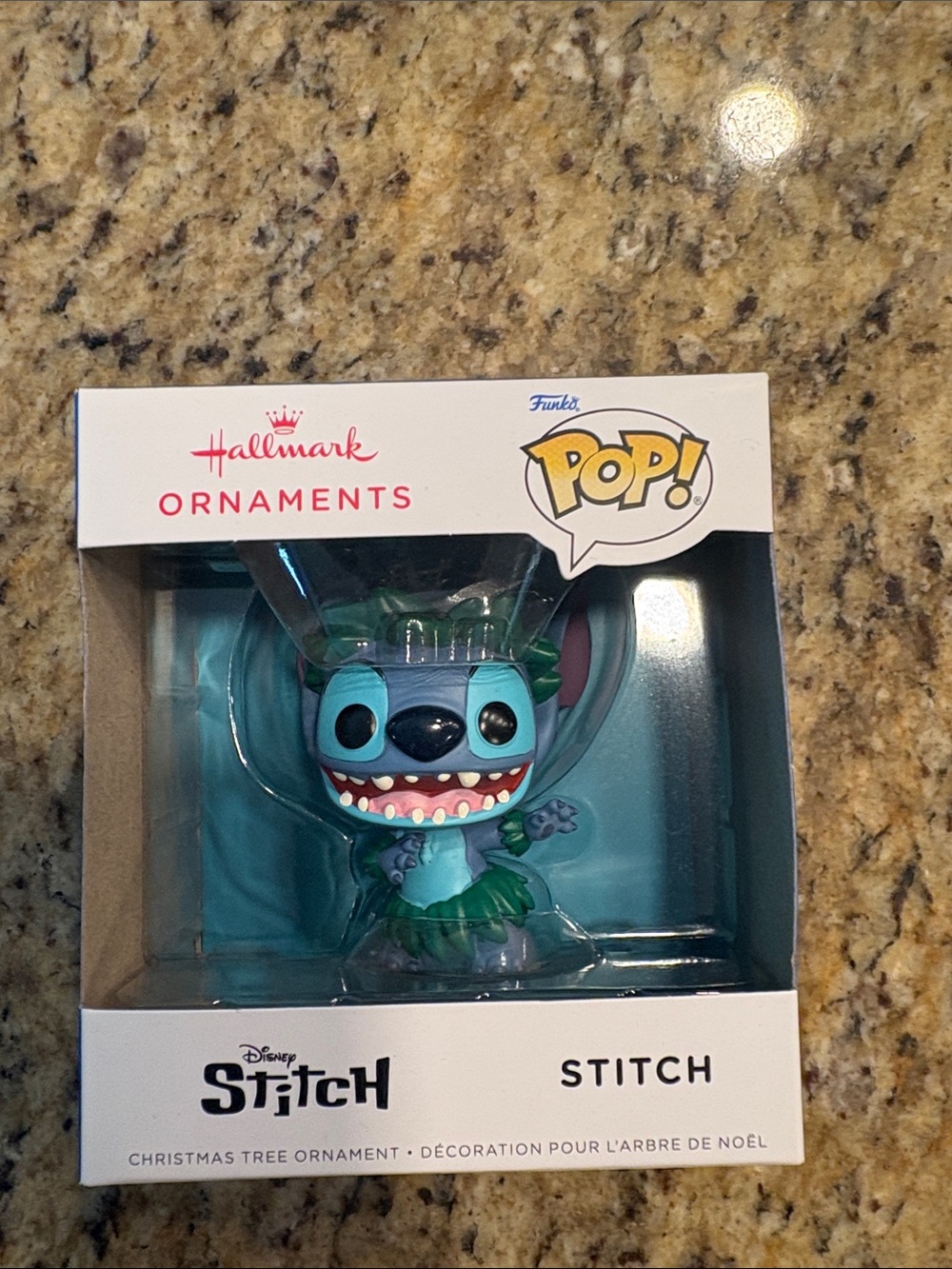 Hallmark Stitch Ornament - Teal, Blue, Pink